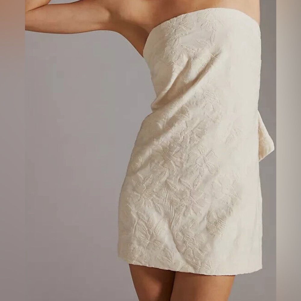 Anthropologie Textured Shift Mini Dress size 8
